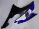 Carena Moto Yamaha YZF R6 2008-2016 - Bianco Blu Nero Opaco