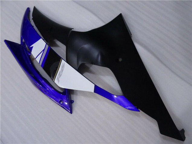 Carena Moto Yamaha YZF R6 2008-2016 - Bianco Blu Nero Opaco