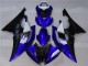 Carena Moto Yamaha YZF R6 2008-2016 - Bianco Blu Nero Opaco