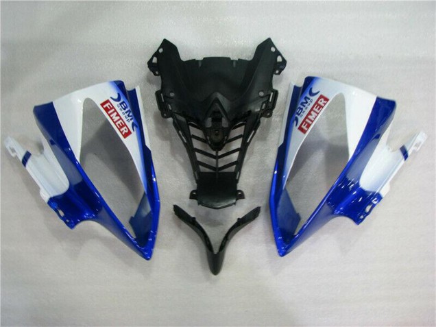 Carena Moto Yamaha YZF R6 2008-2016 - Bianco Blu Rosso Sterilgarda Volvo Fimer Yamalube