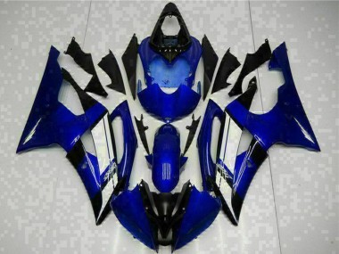 Carena Moto Yamaha YZF R6 2008-2016 - Blu Bianco