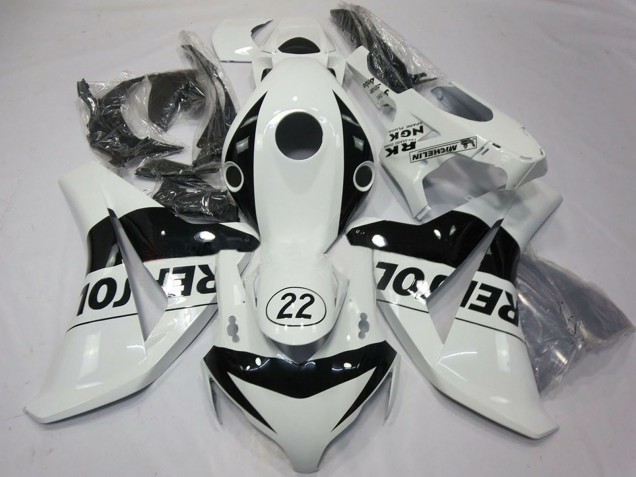 Carene Moto Honda CBR1000RR 2008-2011 - Bianco Nero Lucido Repsol 22