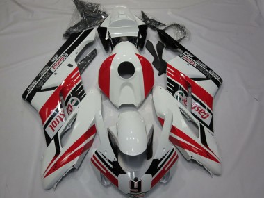 Carene Moto Honda CBR1000RR 2004-2005 - Bianco Rosso Nero Lucido Castrol 9