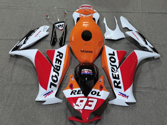 Carene Moto Honda CBR1000RR 2012-2016 - Bianco Arancia Rosso Nero Lucido HRC Repsol 93