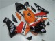Kit Carena Moto Honda CBR600RR 2003-2004 - Arancia Bianco Rosso Nero Lucido Repsol