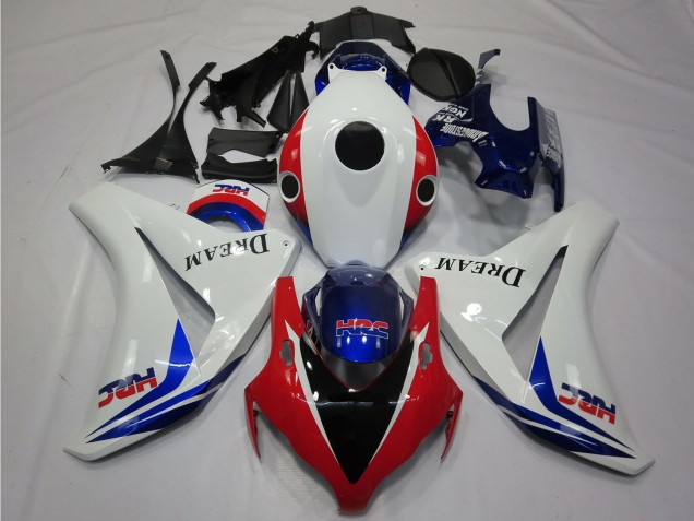 Carene Moto Honda CBR1000RR 2008-2011 - Bianco Rosso Blu HRC Dream Nero Lucido