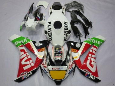 Carene Moto Honda CBR1000RR 2008-2011 - Bianco Rosso Giallo Verde Nero Givi Playboy
