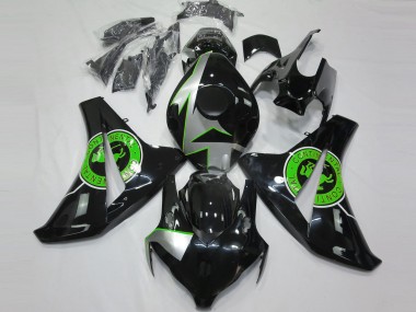 Carene Moto Honda CBR1000RR 2008-2011 - Argento Verde Nero Lucido