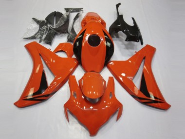 Carene Moto Honda CBR1000RR 2008-2011 - Arancia Nero Lucido OEM Stile