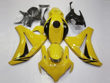 Carene Moto Honda CBR1000RR 2008-2011 - Giallo Nero Lucido OEM Stile