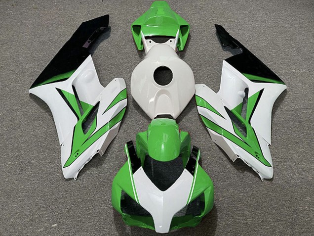 Carene Moto Honda CBR1000RR 2004-2005 - Bianco Verde Nero Lucido