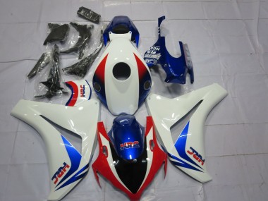 Carene Moto Honda CBR1000RR 2008-2011 - Bianco Rosso Blu OEM Stile HRC