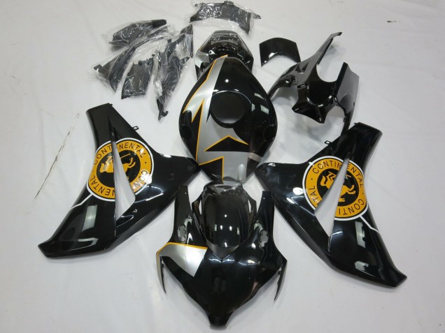 Carene Moto Honda CBR1000RR 2008-2011 - Argento Grigio Arancia Nero Lucido