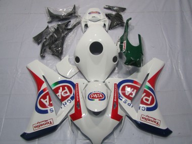 Carene Moto Honda CBR1000RR 2008-2011 - Bianco Rosso Blu Pata Castrol Tonello