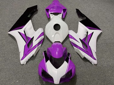 Carene Moto Honda CBR1000RR 2004-2005 - Bianco Viola Nero Lucido
