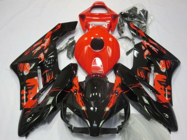 Carene Moto Honda CBR1000RR 2004-2005 - Rosso Nero Lucido Le Mis