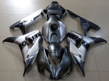 Carene Moto Honda CBR1000RR 2006-2007 - Argento Grigio Nero Repsol
