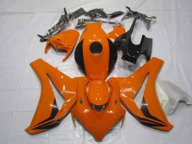 Carene Moto Honda CBR1000RR 2008-2011 - Arancia Nero Lucido
