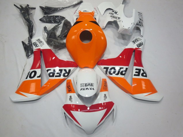 Carene Moto Honda CBR1000RR 2008-2011 - Arancia Bianco Rosso Nero Lucido Repsol