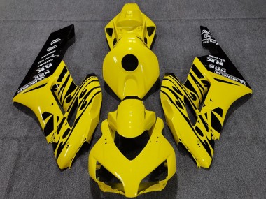 Carene Moto Honda CBR1000RR 2004-2005 - Giallo Nero Lucido Fiamma