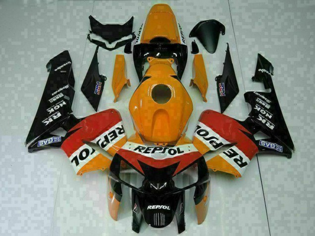 Carena Moto Honda CBR600RR 2005-2006 - Arancia Bianco Rosso Nero Repsol
