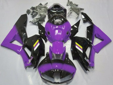 Carene Moto Honda CBR600RR 2013-2023 - Viola Nero Lucido Bianco Giallo