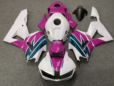 Carene Moto Honda CBR600RR 2013-2023 - Bianco Rosa Emerald