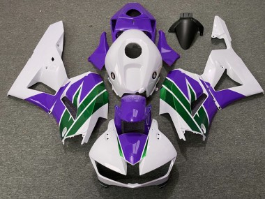 Carene Moto Honda CBR600RR 2013-2023 - Bianco Viola Verde