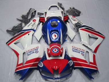 Carene Moto Honda CBR600RR 2013-2023 - Bianco Rosso Blu Royal Air Force