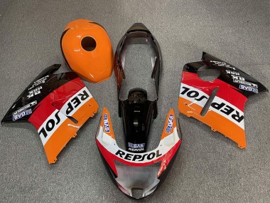 Carene Moto Honda CBR1100XX Blackbird 1996-2007 - Arancia Bianco Rosso Nero Lucido Repsol