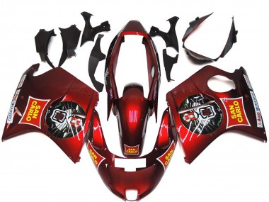 Carene Moto Honda CBR1100XX Blackbird 1996-2007 - Rosso Giallo San Carlo