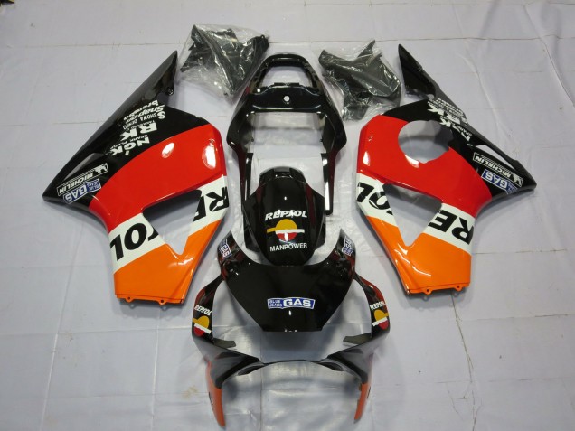 Carene Moto Honda CBR954RR 2002-2003 - Arancia Bianco Rosso Nero Repsol