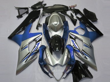 Carene Moto Suzuki GSXR 1000 2005-2006 - Blu Argento Nero