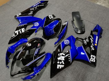 Carene Moto Suzuki GSXR 1000 2005-2006 - Blu Nero Lucido Bianco
