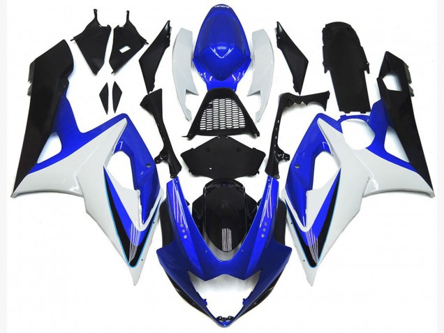 Carena Moto Suzuki GSXR 1000 2005-2006 - Bianco Rosso Blu Giallo