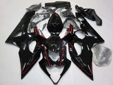 Carene Moto Suzuki GSXR 1000 2005-2006 - Nero Lucido Rosso