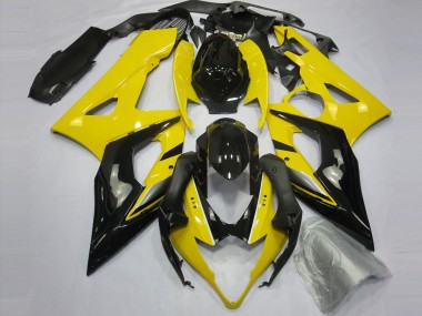 Carene Moto Suzuki GSXR 1000 2005-2006 - Giallo Nero Lucido