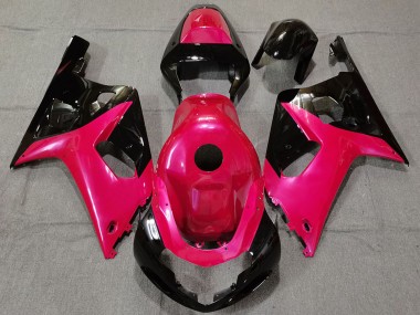 Carene Moto Suzuki GSXR 600 / GSXR 750 2001-2003 - Rosa Nero Lucido