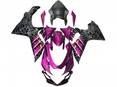 Carene Moto Suzuki GSXR 600 / GSXR 750 2011-2024 - Rosa Nero Spider