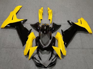 Carene Moto Suzuki GSXR 600 / GSXR 750 2011-2024 - Giallo Nero Lucido