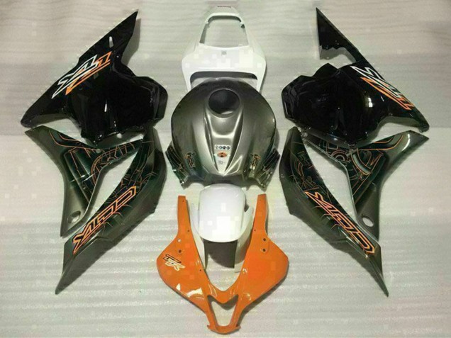 Carena Moto Honda CBR600RR 2009-2012 - Bianco Arancia Nero Lucido