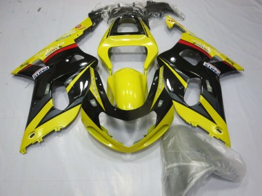 Carene Moto Suzuki GSXR 600 / GSXR 750 2001-2003 - Giallo Grigio Nero Lucido