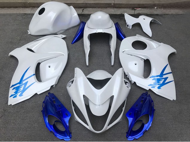 Carene Moto Suzuki GSXR 1300 2008-2020 - Lucido Bianco Blu