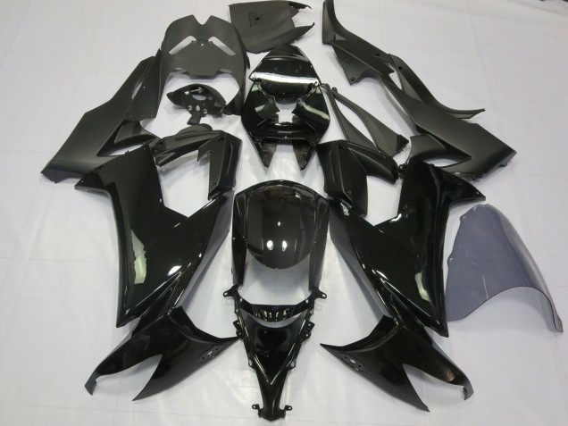 Carene Moto Kawasaki ZX10R 2008-2010 - Nero Lucido Nero Opaco