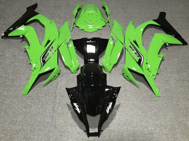 Carene Moto Kawasaki ZX10R 2011-2015 - Verde Nero Lucido