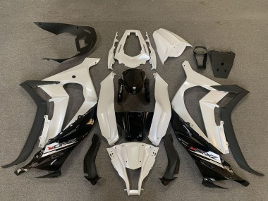 Carene Moto Kawasaki ZX10R 2011-2015 - Bianco Perla Nero Lucido Nero Opaco
