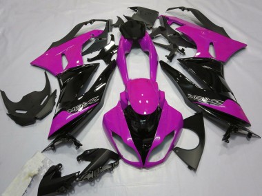 Carene Moto Kawasaki ZX6R 2009-2012 - Rosa Nero Lucido