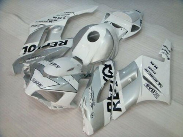 Carena Moto Honda CBR1000RR 2004-2005 - Bianco Argento Nero Repsol