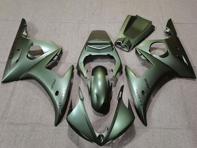 Carene Moto Yamaha R6 2003-2004 - Verde Militare