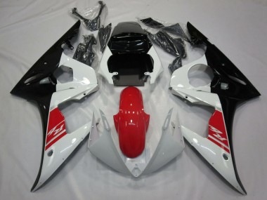 Carena Moto Yamaha R6 2005 - Bianco Rosso Nero